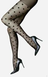 LORES PÖTTYÖS mintás női FEKETE harisnyanadrág 20 DEN „LORES FASHION 1/2 25414