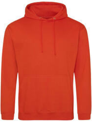 Just Hoods Uniszex laza szabású kapucnis pulóver AWJH001, Burnt Orange-L (awjh001bo-l)