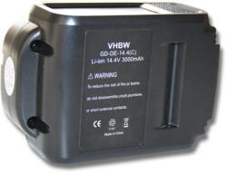 VHBW Baterie pentru DeWalt DCB140 / DCB141 / DCB142, 14.4 V, 3.0 Ah (BW800104899)