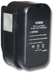VHBW Baterie pentru AEG 2000, 9.6V, 3.3Ah (BW800104564)