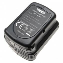 VHBW Baterie pentru DeWalt DE0240 / DE0241 / DW0240 / DW0242, 24 V, 2.0 Ah (BW888201700)
