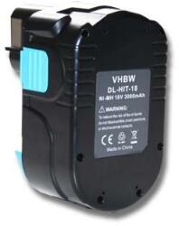 VHBW Baterie pentru Hitachi EB1812S / EB1814SL / EB1820, 18 V, 3.0 Ah (BW800103066)