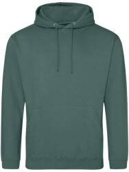 Just Hoods Uniszex laza szabású kapucnis pulóver AWJH001, Moss Green-XL (awjh001mosgn-xl)
