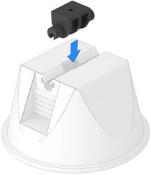 Obo Bettermann 5218882 165 MBG UH Adapter tetővezeték-tartóhoz univerzális o 4mm fekete (5218882)