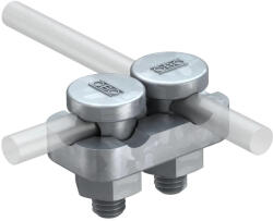 Obo Bettermann 5304202 5002 DIN-FT összekötő kapocs két körvezetőhöz 8-10mm FT merítetten tűzihorganyzott, DIN EN ISO 1461 (5304202)