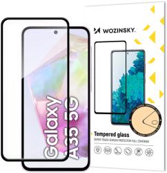 Wozinsky Full Glue edzett üveg fekete szegéllyel Samsung Galaxy A35