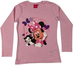 Setino Hosszú ujjú lányos trikó - Minnie Mouse rózsaszín Méret - gyermek: 128
