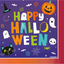 Amscan Szalvéta - Happy Halloween 16 db