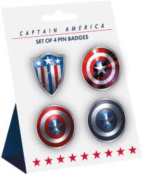 Half Moon Bay Jelvénykészlet Marvel - Amerika Kapitány 4 db