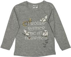 EPlus Hosszú ujjú lány trikó - Harry Potter Hedwiga szürke Méret - gyermek: 128
