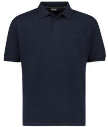 ADAMO cămașă polo pentru bărbați 139311 oversize Albastru inchis 6XL
