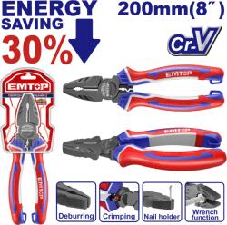 EMTOP Cleste combinat cu efect de parghie ridicat, 200mm (8 ) - EPLRC0821, EMTOP (EPLRC0821) Cleste