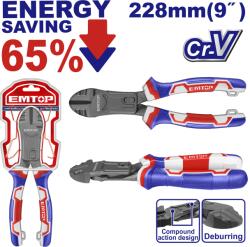 EMTOP Cleste diagonal cu actiune compusa, 228mm (9 ) - EPLRCD0951, EMTOP (EPLRCD0951)