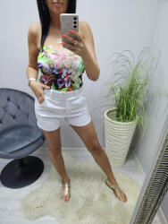 Norafashion Csinos virágmintás csőtop (2) (383908)