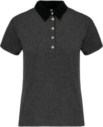 Kariban KA261 NŐI KÉTTÓNUSÚ JERSEY GALLÉROS PÓLÓ (ka261dgh/bl-xl)