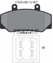 TEXTAR set placute frana, frana disc TEXTAR 2123302 (2123302)