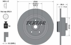 TEXTAR Disc frana TEXTAR PRO 92159803 (92159803)