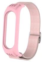 GIGAPACK GP-110082 Xiaomi Mi Band 6 / Mi Band 5 / MI Band 4 rózsaszín textil óraszíj (GP-110082)