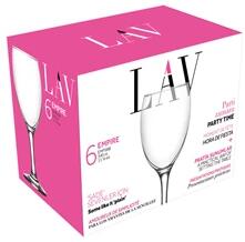 LAV Empire Wine 340ml vörösboros pohár szett 6 darabos LV-EMP568F (LV-EMP568F) - bestbyte