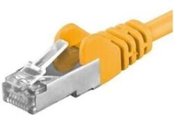 PremiumCord Patchcord SFTP PremiumCord RJ45-RJ45 Cat. 6A, 0.5m, Galben (SFTP-6A-0.5-Y)
