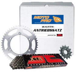Motopro - kit lant Honda CBR600 97- 98, pinioane 15 43 Lant JT 525X1R-108 X-Ring (Format din 101-551-15 111-554-43 145-550-108) (121-29-9)