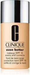 Clinique Even Better Makeup SPF 15 Evens and Corrects fard corector SPF 15 culoare WN 56 Cashew 30 ml