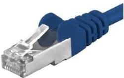 PremiumCord Patchcord SFTP PremiumCord RJ45-RJ45 Cat. 6A, 0.5m, Albastru (SFTP-6A-0.5-BL)