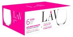 LAV Gaia Long Drink 415ml koktélos pohár szett 6 darabos LV-GAI342F (LV-GAI342F) - bestbyte