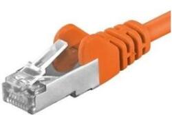 PremiumCord Patchcord SFTP PremiumCord RJ45-RJ45 Cat. 6A, 1.5m, Portocaliu (SFTP-6A-1.5-O)