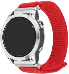 FIXED Nylon Sporty Strap Garmin QuickFit 26mm - piros (FIXNST2-QF26MM-RD)
