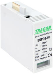 Tracon túlfeszültség levezető betét T2 AC típusú 40 M ESPD2-40M (ESPD2-40M)