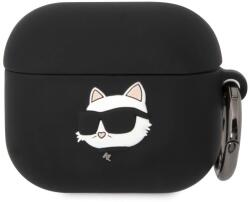Karl Lagerfeld 3D Logo NFT Choupette Head Airpods 3 Black szilikon tok (KLA3RUNCHK)