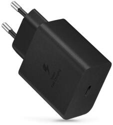Samsung gyári USB hálózati töltő adapter Type-C bemenettel - 45W - EP-TA845XBEG PD. 3.0 Super Fast Charging 2.0 - fekete (ECO csomagolás) (SA185915) (SA185915)