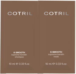 Cotril Mostra sampon+masca cu cheratina pentru netezirea parului K-Smooth Supreme Keratin 20ml (KOPLVCOT12730)