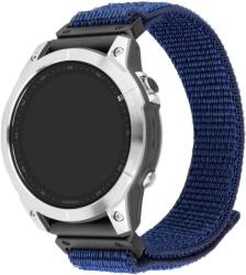 FIXED Nylon Sporty Strap Garmin QuickFit 22mm - sötétkék (FIXNST2-QF22MM-DBL)
