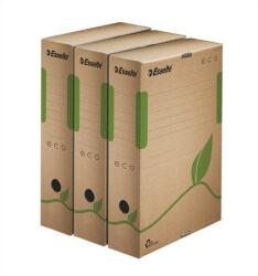 ESSELTE Archiválódoboz, A4, 80 mm, újrahasznosított karton, ESSELTE "Eco", barna (E623916) - primatinta