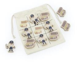 Tryco Baby Tic Tac Toe fából készült játék - kalózok