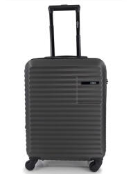 Rain Valiză de Călătorie de Cabină Gri Dura cu 4 Roți Înălțime 55cm (RB8071) Valiza