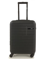 Rain Valiză de Călătorie de Cabină Dura Neagră cu 4 Roți Înălțime 55cm (RB8071) Valiza