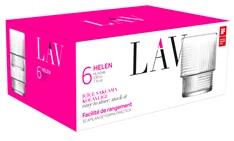 LAV Helen Soft Drink 230ml üdítős pohár szett 6 darabos LV-HLN346F (LV-HLN346F) - officedepot