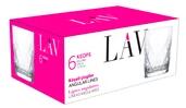 LAV Keops Soft Drink 345ml üdítős pohár szett 6 darabos LV-KEO366F (LV-KEO366F) - officedepot