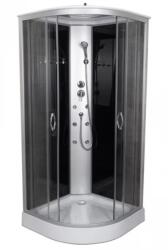 Sanotechnik Cabina dus semirotunda Sanotechnik 90x90xH215cm cu hidromasaj (S07)