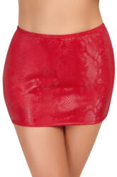 Cottelli Collection Snakeskin Mini Skirt 2770687 Red XL