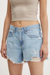 Abercrombie & Fitch pantaloni scurti jeans femei, neted, high waist PPYH-SZD0R3_50X (KI149.4247.280)