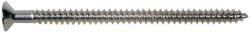 Boston PS-13-N pickup screw, 2, 6x40mm, 12pcs, flat countersunk, tapping, nickel