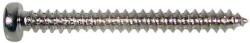 Boston PS-10-N pickup screw, 2, 6x25mm, 12pcs, dome head, tapping, nickel