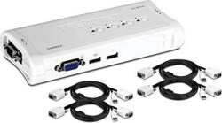 TRENDnet Switch KVM TRENDnet TK-407K 4-Port USB KVM Switch Kit (TK-407K)