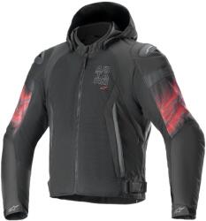 Alpinestars Zaca Air Venom Waterproof motoros kabát fekete-fluo piros