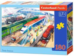 Castorland B-018475 - Vasútállomás - 180 db-os puzzle (B-018475)