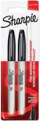 Sharpie Перманентен маркер Sharpie, F, черен, 2 бр блистер (27242-А)